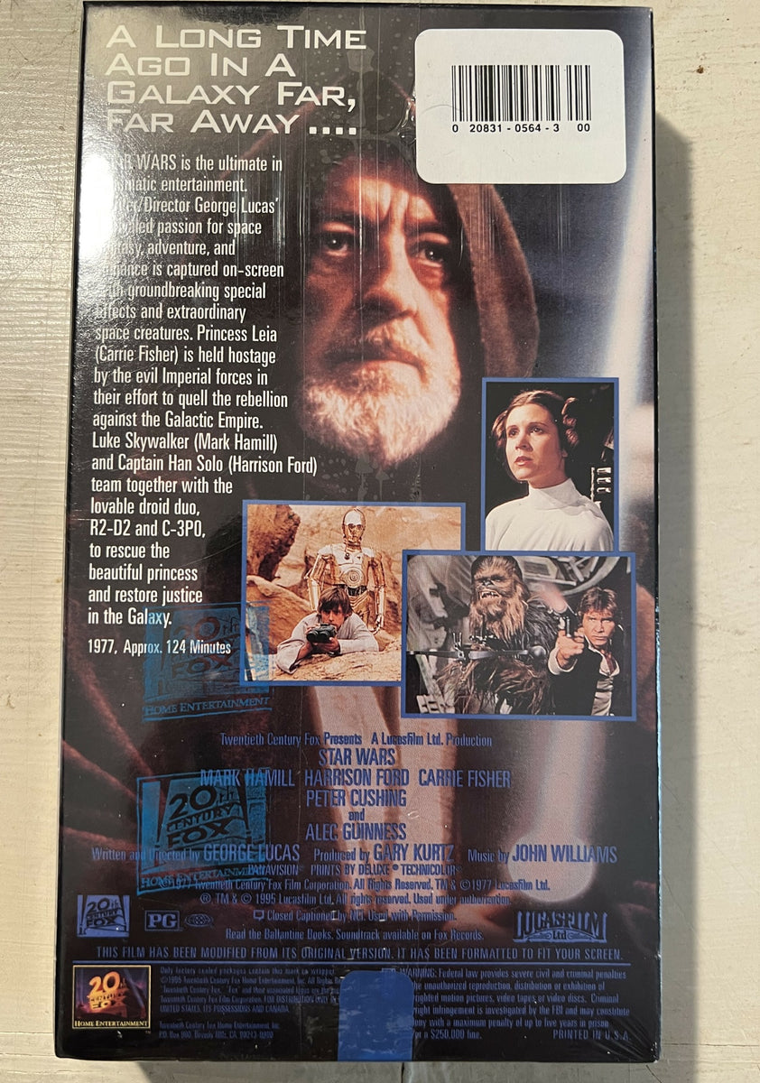 Star Wars A New Hope 1995 THX Version VHS Tape Brand New Sealed