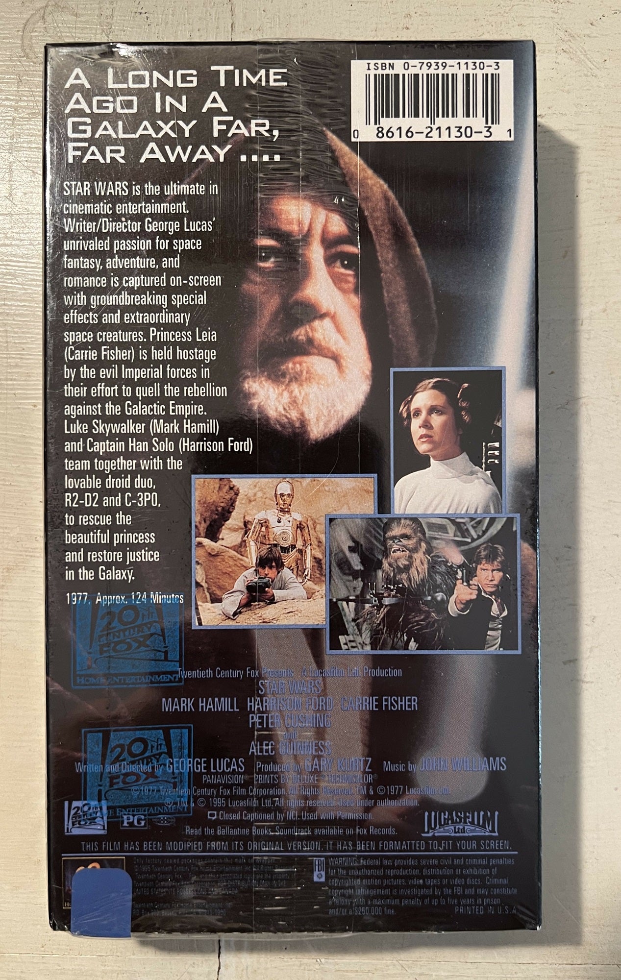 Star Wars A New Hope 1995 THX Version VHS Tape Sealed Proof