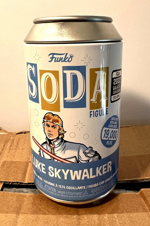 Star Wars Luke Skywalker Vinyl Soda Figure New Loose Regular Release