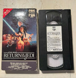 Star Wars Return of the Jedi Red Label 1986 VHS Tape Used Really Good Condi